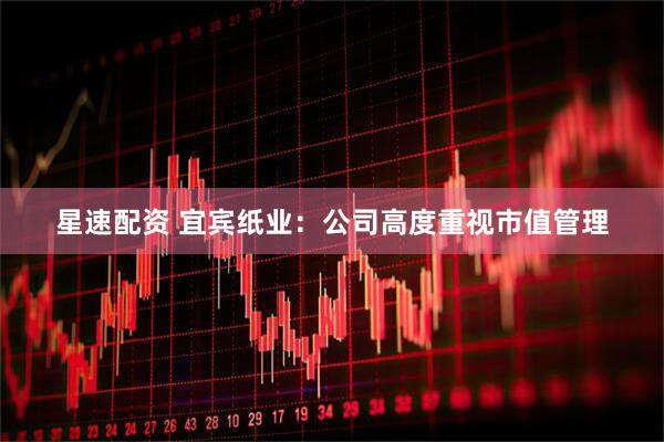 星速配资 宜宾纸业：公司高度重视市值管理